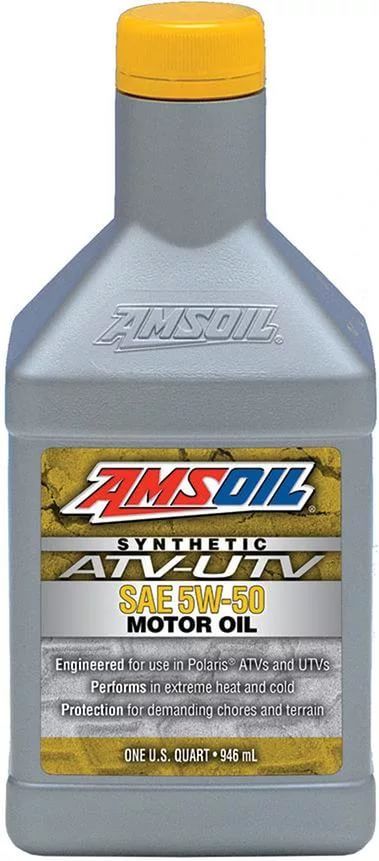 Масло моторное AMSOIL SYNTHETIC ATV/UTV MOTOR OIL SAE 5W-50 (0,946л)