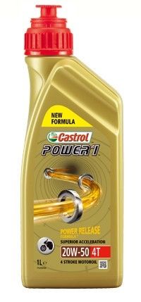 Масло моторное Castrol Power 1 4T 20W-50 (1л)