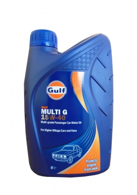 Моторное масло Gulf Multi G 15W-40, 1л