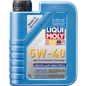 Моторное масло LIQUI MOLY Leichtlauf High  Tech 5W-40, 1л
