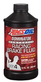 AMSOIL Жидкость тормозная DOMINATOR DOT 4 Synthetic Racing Brake Fluid (0,355л)