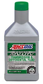 Масло трансмиссионное AMSOIL Synthetic ATV/UTV Transmission & Differential Fluid (0,946л)