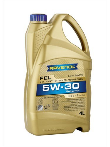 Моторное масло RAVENOL FEL SAE 5W-30, 4л