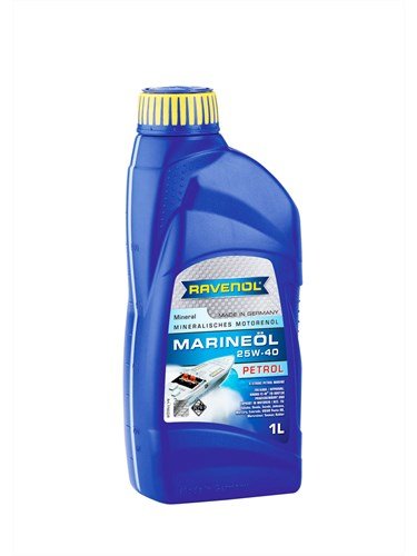 Масло моторное RAVENOL Marineoil PETROL 25W-40 mineral (1л) new