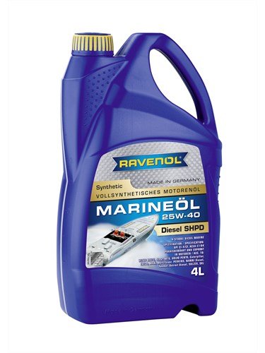 Масло моторное RAVENOL Marineoil SHPD 25W-40 synthetic (4л) new
