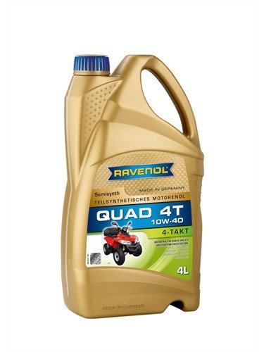 Масло моторное RAVENOL Quad 4T SAE 10W-40 (4л)