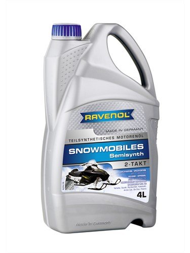 Масло моторное RAVENOL Snowmobiles Teilsynth. 2-Takt (4л)