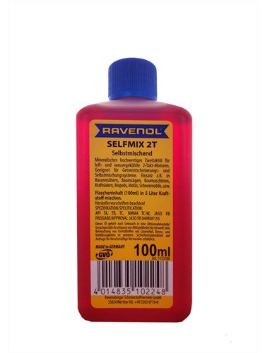 Масло моторное RAVENOL Selfmix 2T (0,1л)