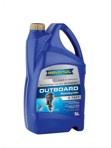 Масло моторное RAVENOL Outboardoel 2T teilsynth. ( 5л) new