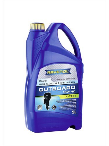 Масло моторное RAVENOL Outboardoel 4T SAE 15W-40 (5л) new