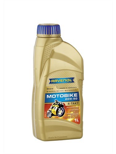 Масло моторное RAVENOL Motobike 4-T Mineral 20W-50 (1л)