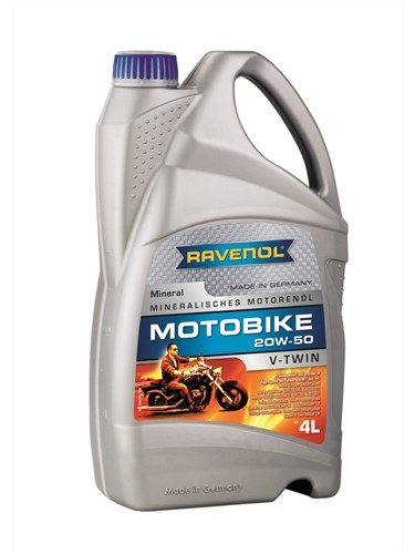 Масло моторное RAVENOL Motobike V-Twin SAE 20W-50 Mineral (4л)