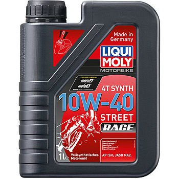 Масло моторное LIQUI MOLY Motorbike 4T Synth Street Race 10W-40 (1л)