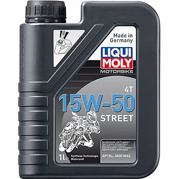 Масло моторное LIQUI MOLY Motorbike 4T Street 15W-50 (1л)