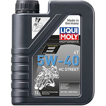Масло моторное LIQUI MOLY Motorbike 4T 5W-40 HC Street (1л)