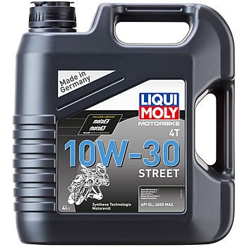 Масло моторное LIQUI MOLY Motorbike 4T Street 10W-30 (4л)