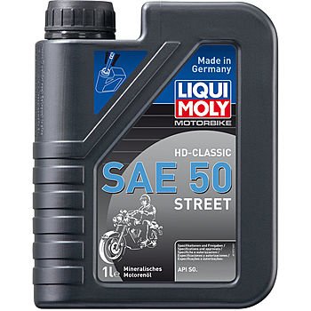 Масло моторное LIQUI MOLY Motorbike 4T HD-Classic Street SAE 50 (1л)