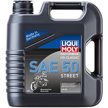 Масло моторное LIQUI MOLY Motorbike 4T HD-Classic Street SAE 50 (4л)