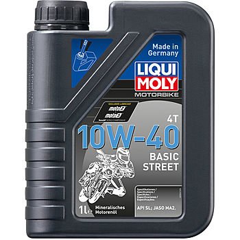 Масло моторное LIQUI MOLY Motorbike 4T 10W-40 Basic Street (1л)