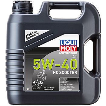 Масло моторное LIQUI MOLY Motorbike 4T 5W-40 HC Scooter (4л)