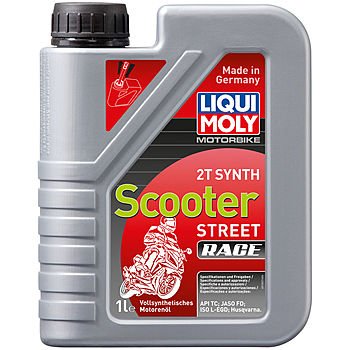 Масло моторное LIQUI MOLY Motorbike 2T Synth Scooter Street Race (1л)