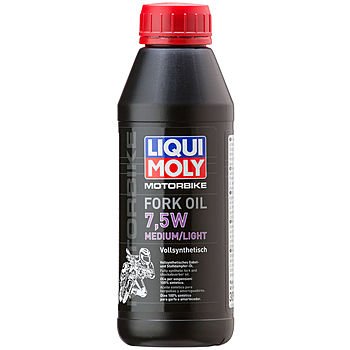 Масло для вилок и амортизаторов LIQUI MOLY Motorbike Fork Oil Medium/Light 7,5W (0,5л)