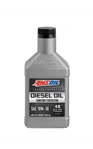 Моторное масло AMSOIL Heavy-Duty Synthetic Diesel Oil SAE 10W-30, 0.946л