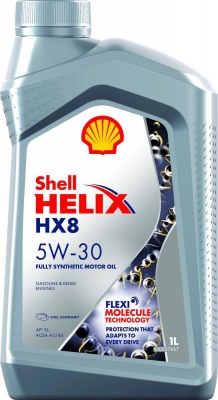 Моторное масло Shell Helix HX8 5W-30, 1л
