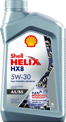 Моторное масло Shell Helix HX8 5W-30 A5/B5, 1л