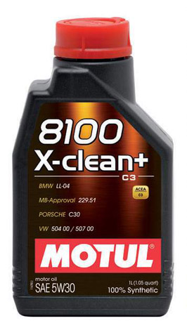 Моторное масло Motul 8100 X-CLEAN+ C3 5W-30, 1л