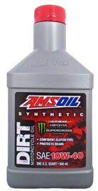 Масло мотоциклетное AMSOIL Synthetic Dirt Bike Oil SAE 10W-40 (0,946л)
