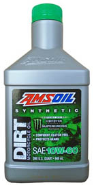 AMSOIL Масло мотоциклетное Synthetic Dirt Bike Oil SAE 10W-60 (0,946л)