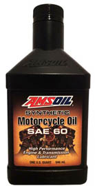 Масло мотоциклетное AMSOIL Synthetic Motorcycle Oil SAE 60 (0,946л)