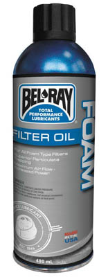 BEL-RAY Масло для воздушного фильтра Foam Filter Oil Spray (off road) (400мл)