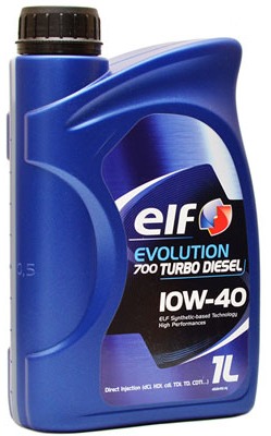 Моторное масло ELF Evolution 700 Turbo Diesel 10W-40, 1л