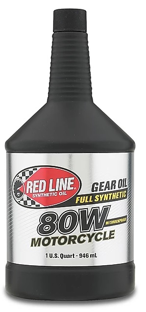 Масло трансмиссионное для мотоциклов REDLINE OIL 80W ShockProof® (0,95л)