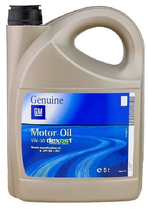 Моторное масло General Motors Dexos1 5W-30, 5л