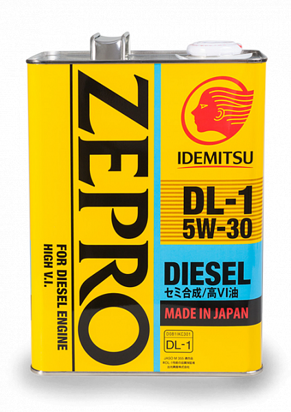 Моторное масло IDEMITSU ZEPRO DIESEL DL-1 5W-30 C2, 4л