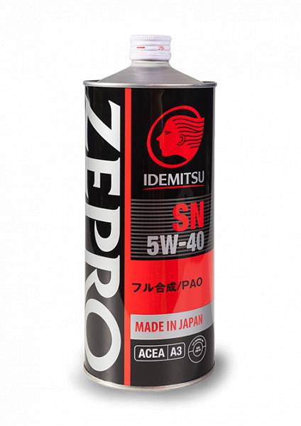 Моторное масло IDEMITSU ZEPRO RACING SN 5W-40, 1л