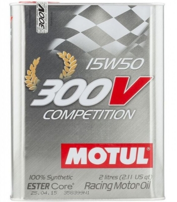Моторное масло Motul 300V COMPETITION 15W-50, 2л