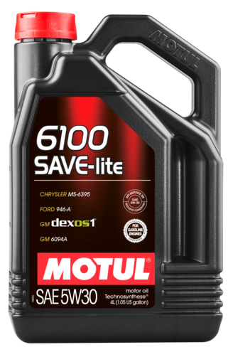 Моторное масло Motul 6100 SAVE-LITE 5W-30, 4л