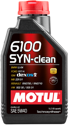 Моторное масло Motul 6100 SYN-CLEAN 5W-40, 1л
