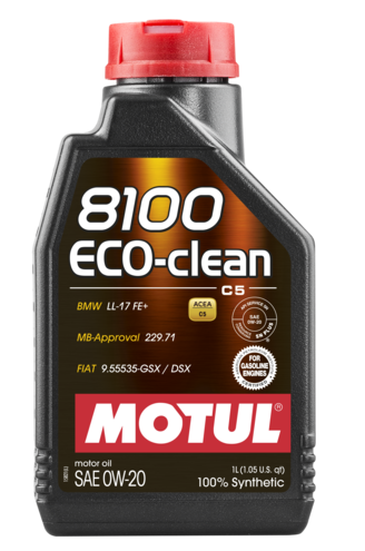 Моторное масло Motul 8100 ECO-CLEAN 0W-20, 1л