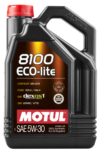 Моторное масло Motul 8100 ECO-LITE 5W-30, 5л