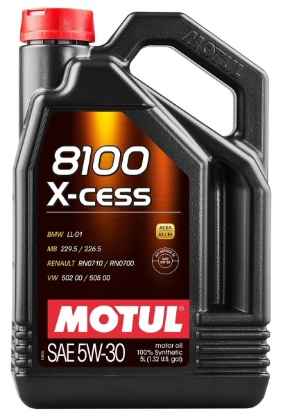 Моторное масло Motul 8100 X-CESS 5W-30, 5л