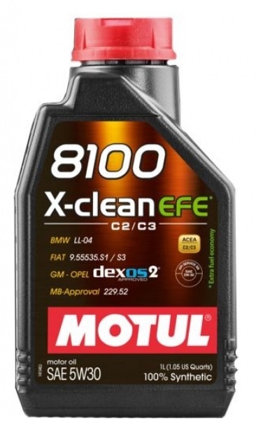 Моторное масло Motul 8100 X-CLEAN EFE 5W-30, 1л