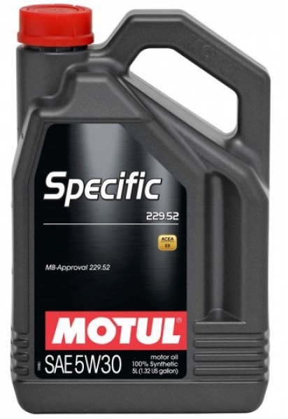 Моторное масло Motul SPECIFIC MB229.52 5W-30, 5л