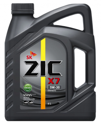 Моторное масло ZIC X7 DIESEL 5W-30, 4л