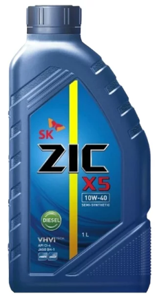 Моторное масло ZIC X5 DIESEL 10W-40, 1л