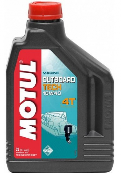 Моторное масло Motul OUTBOARD TECH 4T 10W-40, 2л